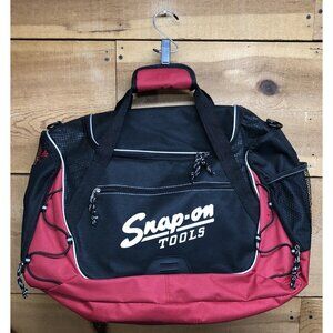 NEW Vintage Snap-On Tool Duffle Bag Gym Travel Shoulder Strap Zippers Pockets